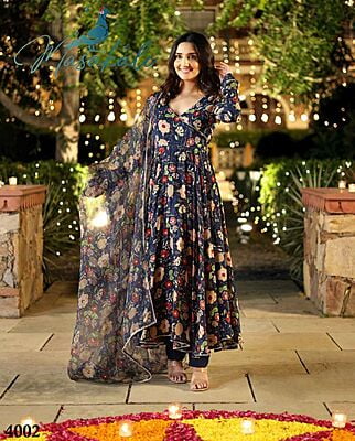 Masakali – Designer Anarkali Kurti  Set 4002 – Ready To Wear