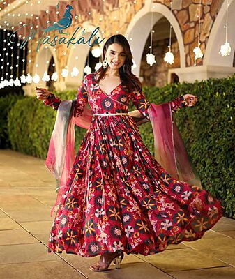 Masakali – Designer Anarkali Kurti  Set 4003 – Ready To Wear