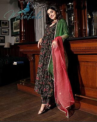 Masakali – Designer Anarkali Kurti  Set 4004 – Ready To Wear
