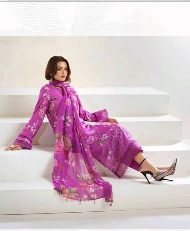 Aafreen Embroidered Chikankari Lawn By Riaz Arts | AF-264 Aafreen Embroidered Chikankari Lawn By Riaz Arts | AF-264