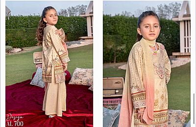 Ally’s Kids Luxury Lawn Collection Ready To Wear | AL-700