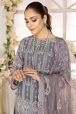 Adan's Libas Camellia  3D Embroidered Ready To Wear | ALC-CG
