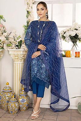 Adan's Libas Camellia  3D Embroidered Ready To Wear | ALC-EB