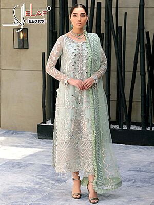 G-170 ELAF Organza Pakistani Suit