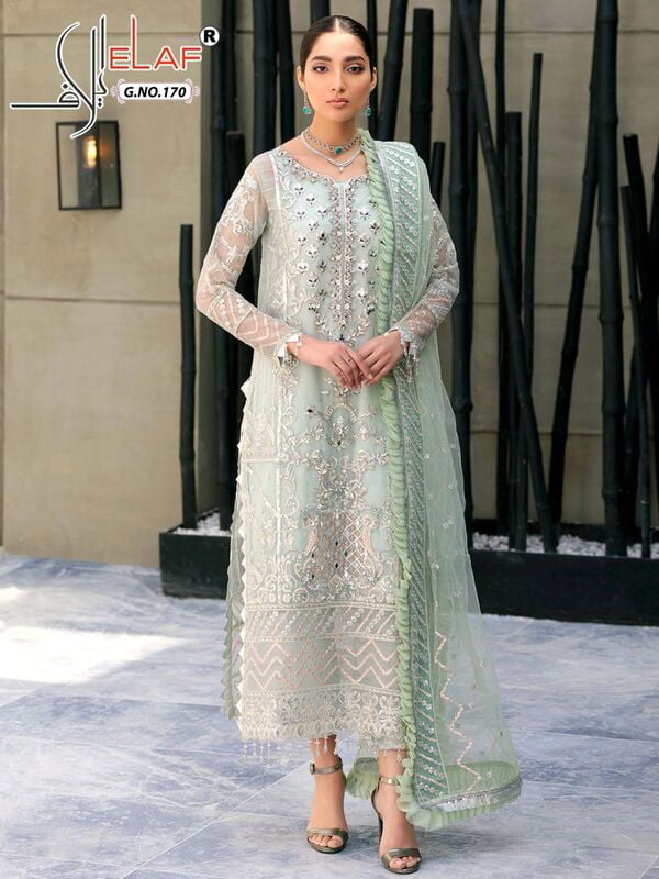 G-170 ELAF Organza Pakistani Suit G-170 ELAF Organza Pakistani Suit