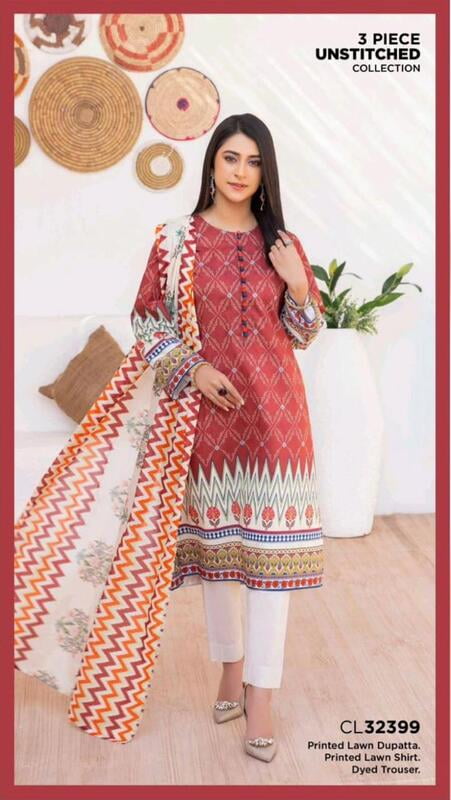 Gul Ahmed Fresh Florence Unstitched Lawn | CL-32399 Gul Ahmed Fresh Florence Unstitched Lawn | CL-32399