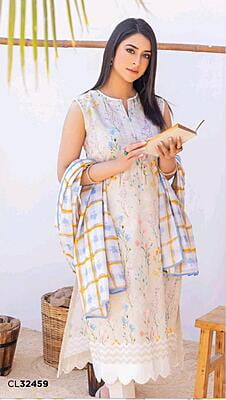 Gul Ahmed Fresh Florence Unstitched Lawn | CL-32459