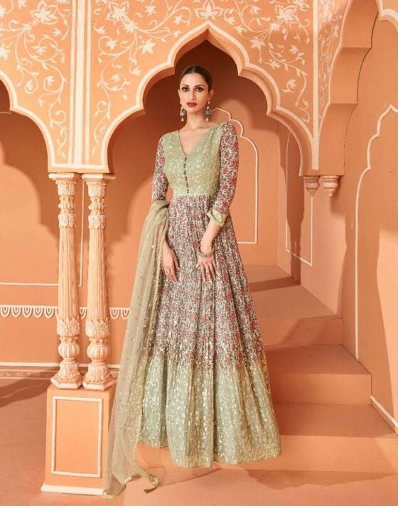 Sayuri Saheli 5270 – Real Georgette Embroidered Dress Sayuri Saheli 5270 – Real Georgette Embroidered Dress