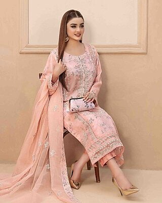 Tawakkal Malani Semi-Stitched Organza Collection |TM-1